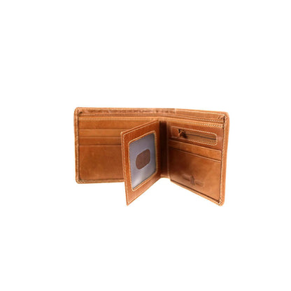 Montana West Faux Leather Collection Men's Wallet weis-western-wear