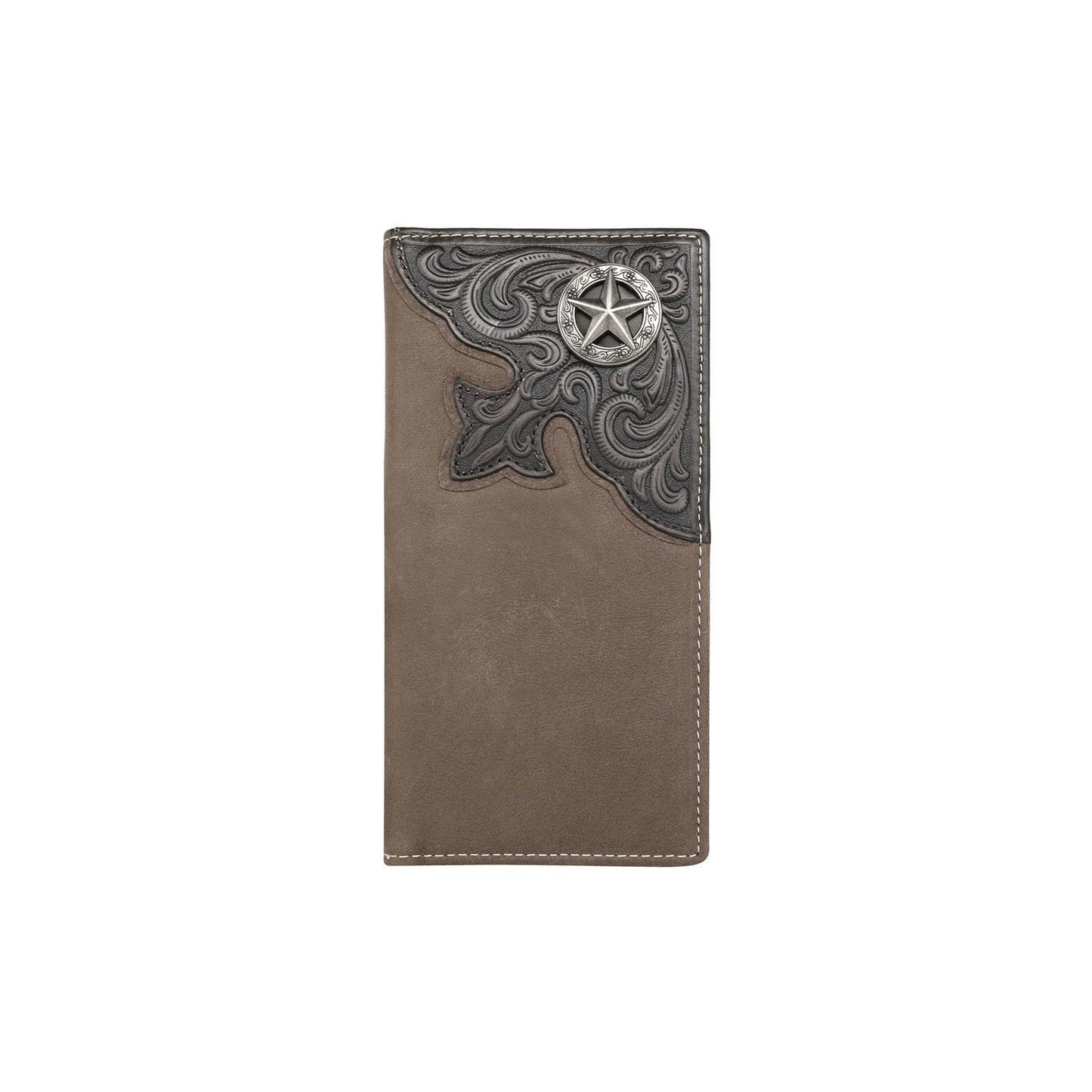 Montana West Faux Tooled Leather Collection Men's Wallet