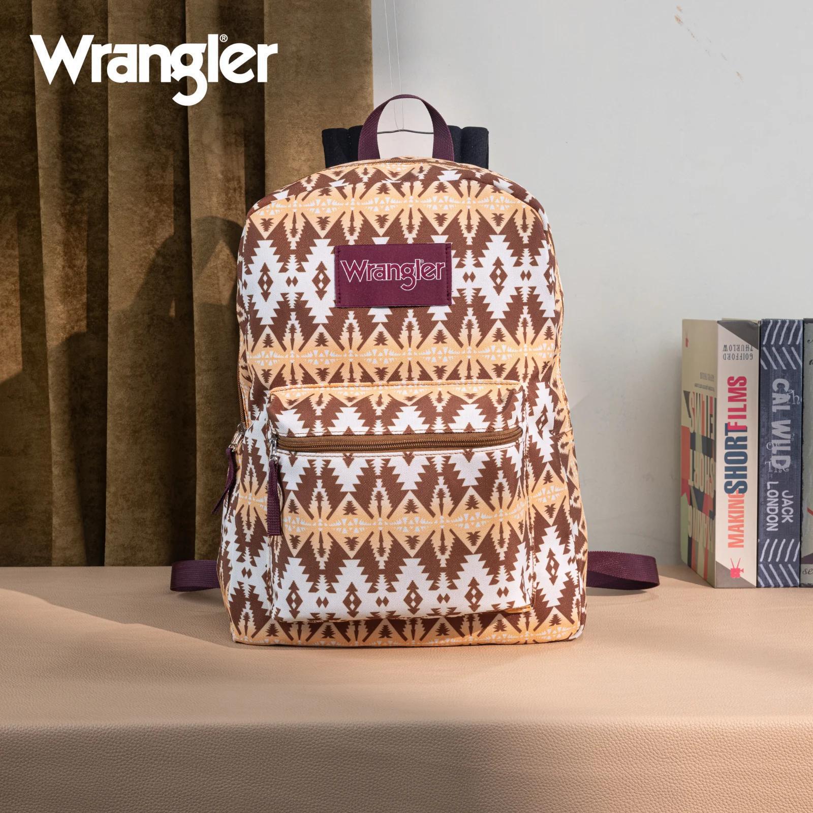 Montana West Wrangler Aztec Print Backpack -Brown weis-western-wear