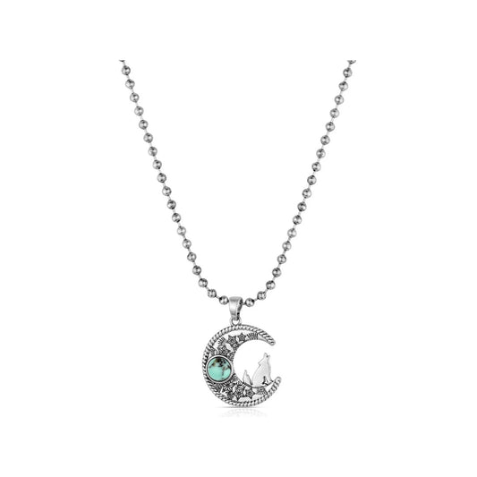 Montana Silversmith Coyote Moon Turquoise Necklace