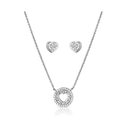 Montana Silversmith Shot Through the Heart Jewelry Set