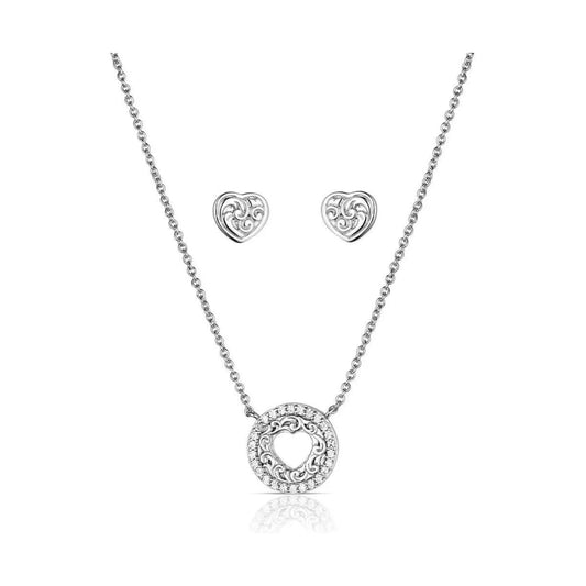 Montana Silversmith Shot Through the Heart Jewelry Set