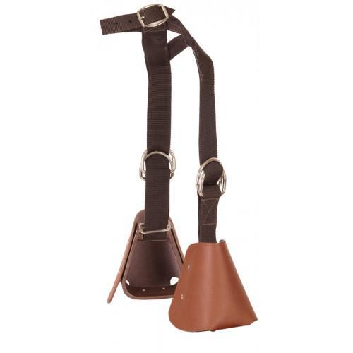 Mustang Nylon saddle Buddy For Kids- Duraleather Covered Stirrups