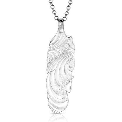 Montana Silversmiths Alpine Glow Feather Necklace
