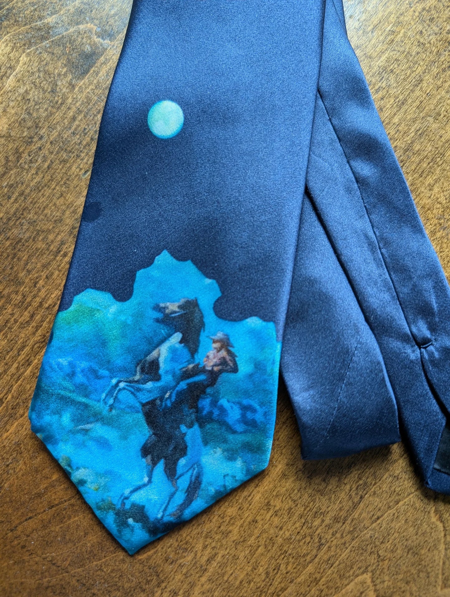 Renee Gould 100% Silk Tie With Original Artwork