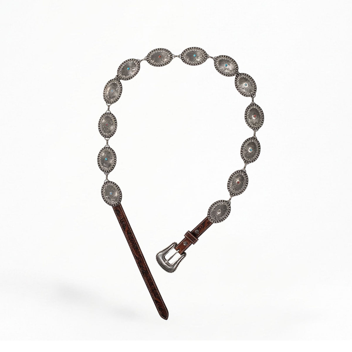 Nocona Women's Crystal Concho Belt