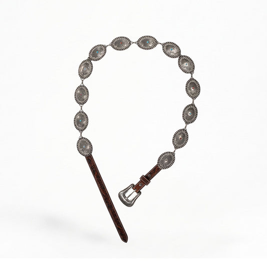 Nocona Women's Crystal Concho Belt