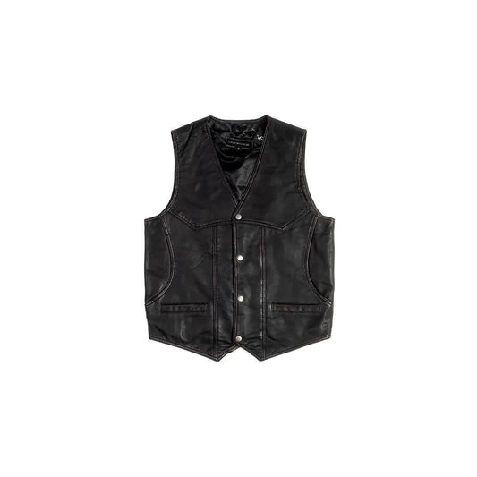Ocean West Men's Leather Vest