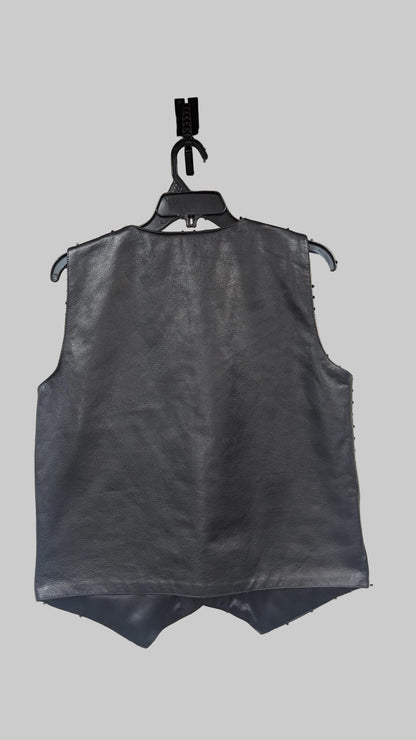 Ocean West Men's Leather Vest weis-western-wear