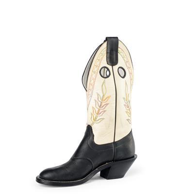 Olathe Men's Black Mule Rough Stock Cowboy Boots