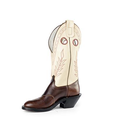 Olathe Men's Chocolate Horse 14" Bone Soft Cowboy Boots