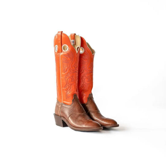 Olathe Men's Cowboy Boot 16" Tall - Tangerine Glove