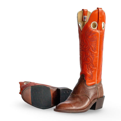 Olathe Men's Cowboy Boot 16" Tall - Tangerine Glove