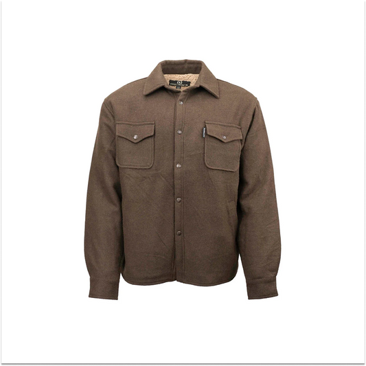 Outback Men's Brown Phoenix Button Up Jacket