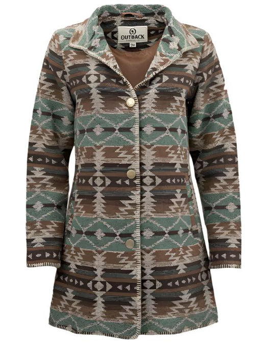Outback Trading Co. Women's Brown/Green Moree Jacket