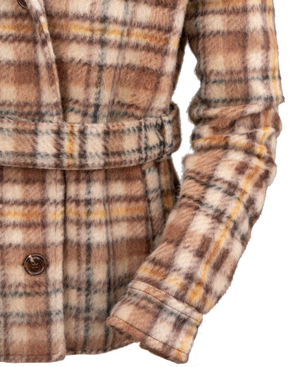 Outback Women's Evelyn Brown Plaid Jacket