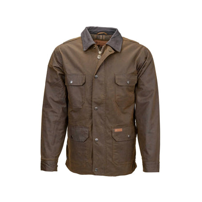 Outback Trading Co. Men's Oilskin Gidley Jacket In Brown