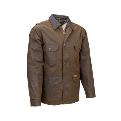 Outback Trading Co. Men's Oilskin Gidley Jacket In Brown