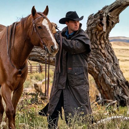 Outback Trading Co. Oilskin Low Rider Duster