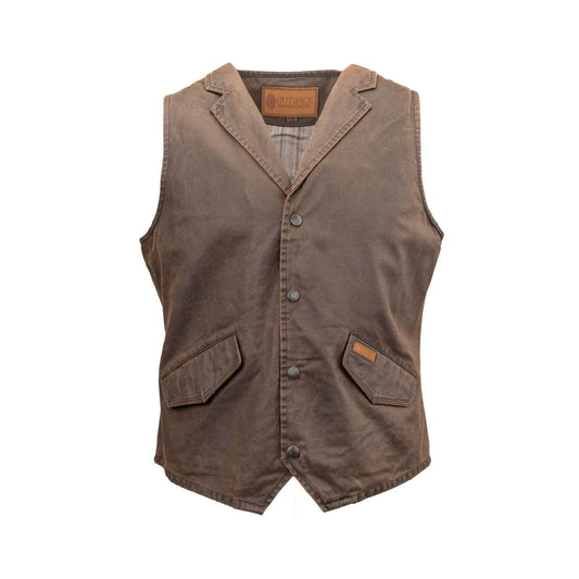 Outback Trading Co Men's Arkanas Vest Oil Skin