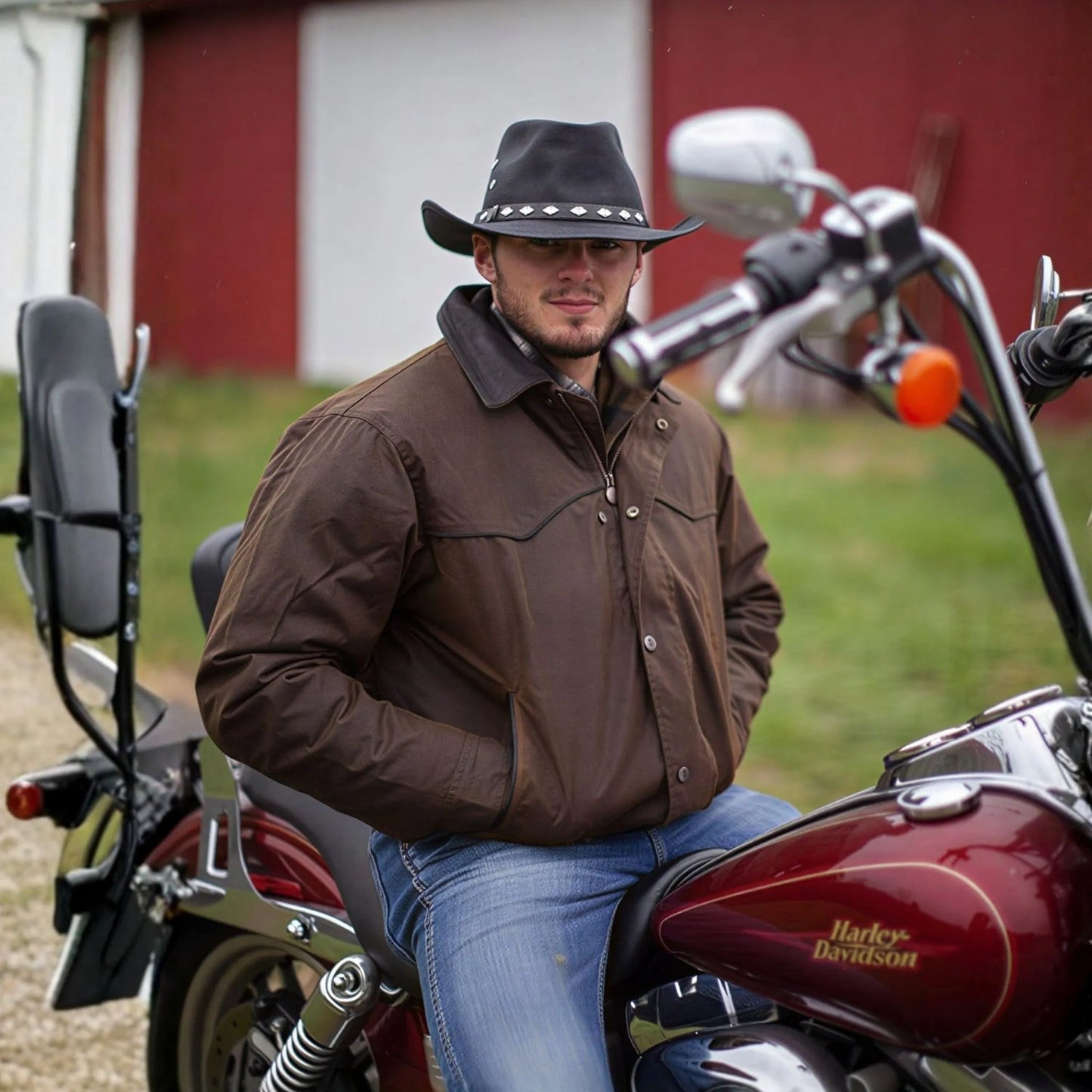 Outback Trading Co Men's Trailblazer Jacket Oil Skin