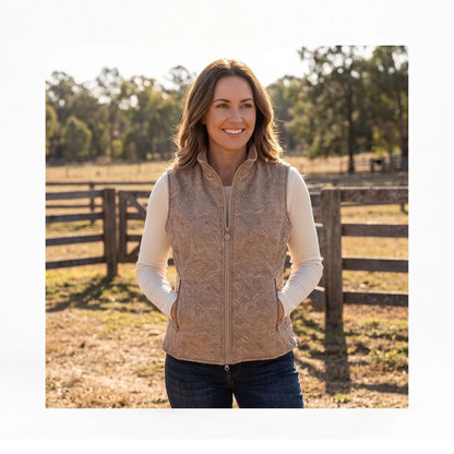 Outback Trading Co Women's Tan Wilona Vest