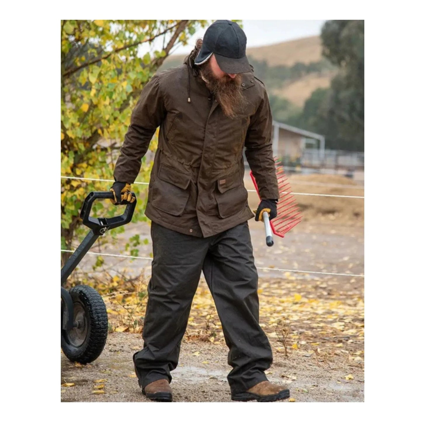Outback Trading Men's Oilskin Overpants