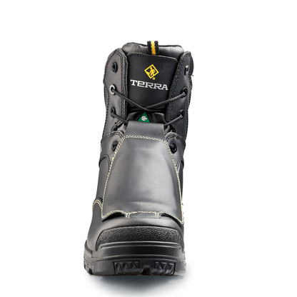 Terra Men's Barricade 8" Comp Toe Work Boot w/ External Metguard weis-western-wear