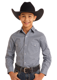 Panhandle Slim Boy's  2 Pocket Snap Shirt RBN2S05091