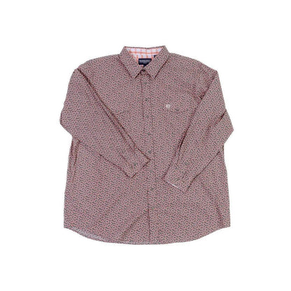 Panhandle Slim Men's Long Sleeve Geo Snap Print