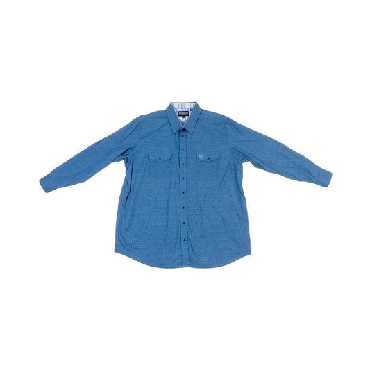 Panhandle Slim Men's Long Sleeves Micro Geo Print Shirt