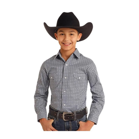 Panhandle Slim Boy's  2 Pocket Snap Shirt
