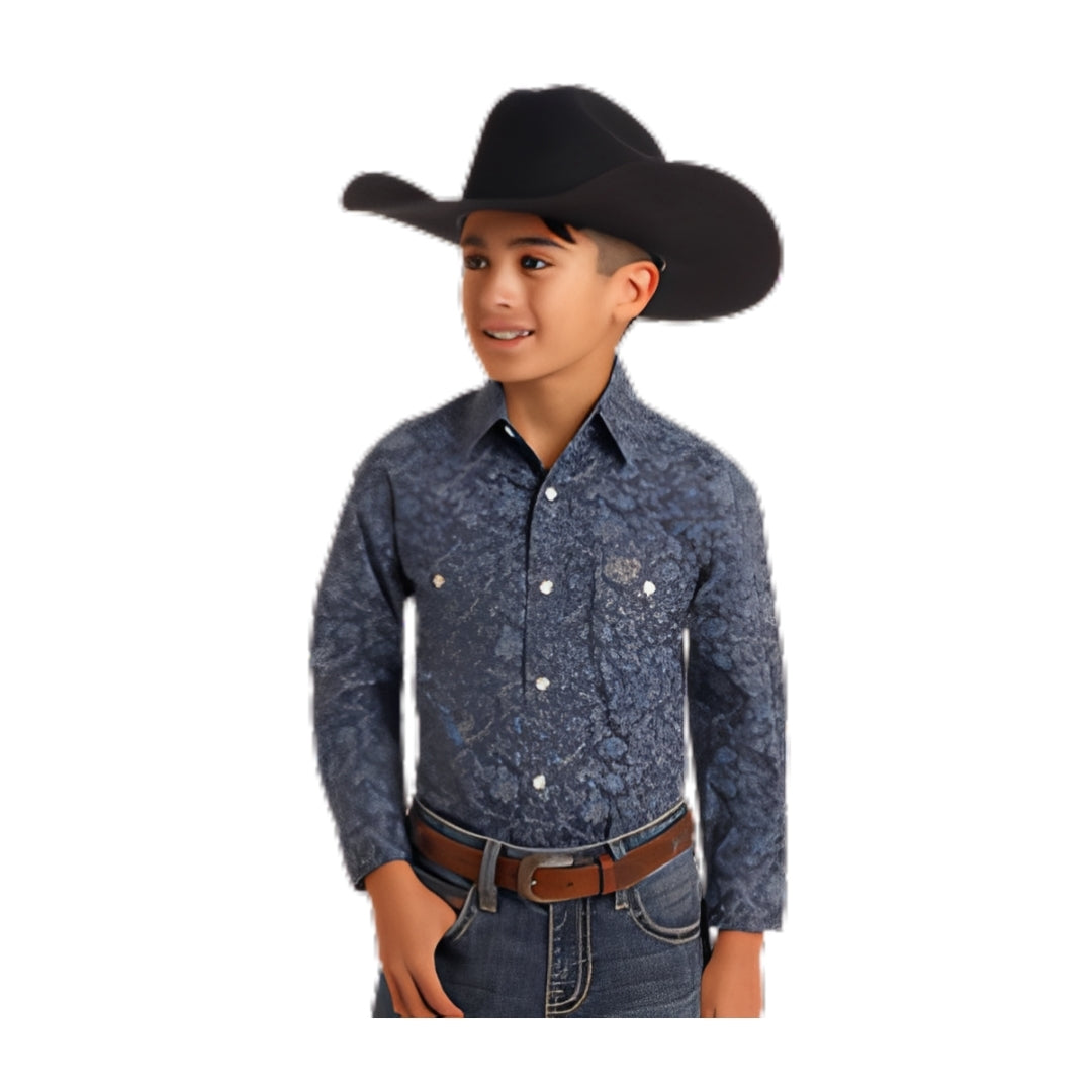 Panhandle Slim Boy's 2 Pocket Snap Shirt