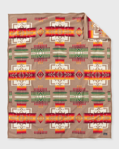 Pendleton Blanket Chief Joseph Blanket Khaki Twin Size