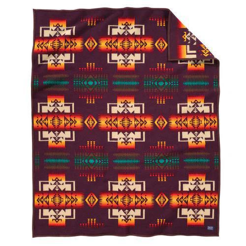 Pendleton Chief Joesph Blanket Maroon weis-western-wear