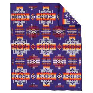 Pendleton Chief Joseph Jacquard Robe In Purple Twin ZD411-51103