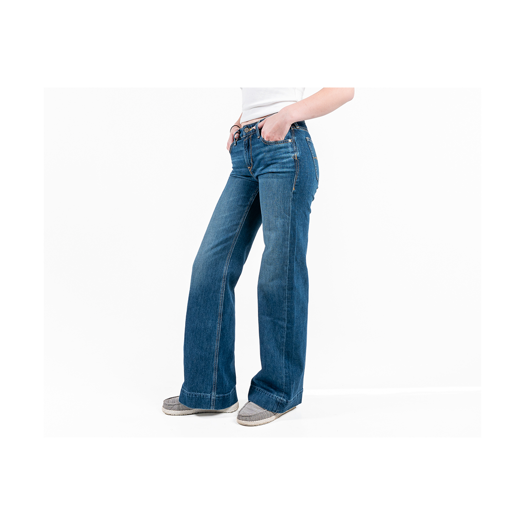 Ariat Women's Perfect Rise Petra Flipside Wide Leg Jeans