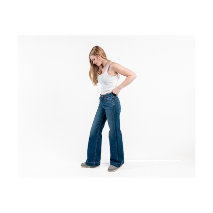 Ariat Women's Perfect Rise Petra Flipside Wide Leg Jeans