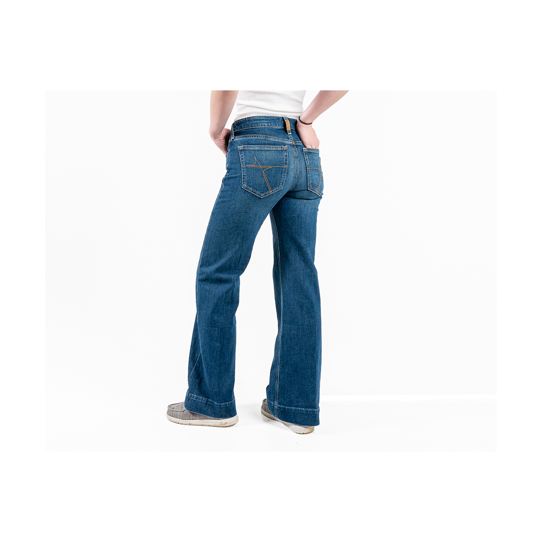 Ariat Women's Perfect Rise Petra Flipside Wide Leg Jeans