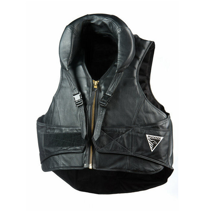 Phoenix Rodeo Finalist Vest Black Leather