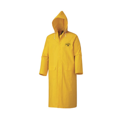 Pioneer Men's Storm Master Flame Resistant Hooded Long Rain Coat-Yellow