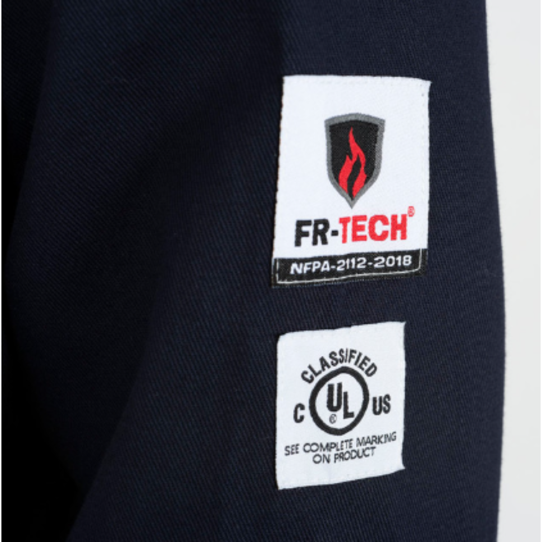 Pioneer Women's FR-Tech® Hi-Vis 88/12 7 oz FR/ARC–Rated Safety Shirt – Navy