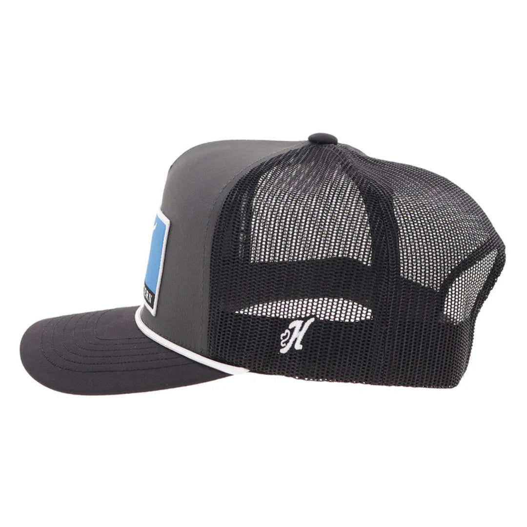 Hooey Wright Western Charcoal & Black Trucker Cap