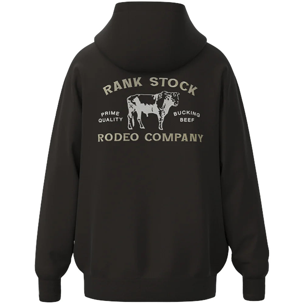 Hooey Charbray Rank Stock Hoody Dark Brown