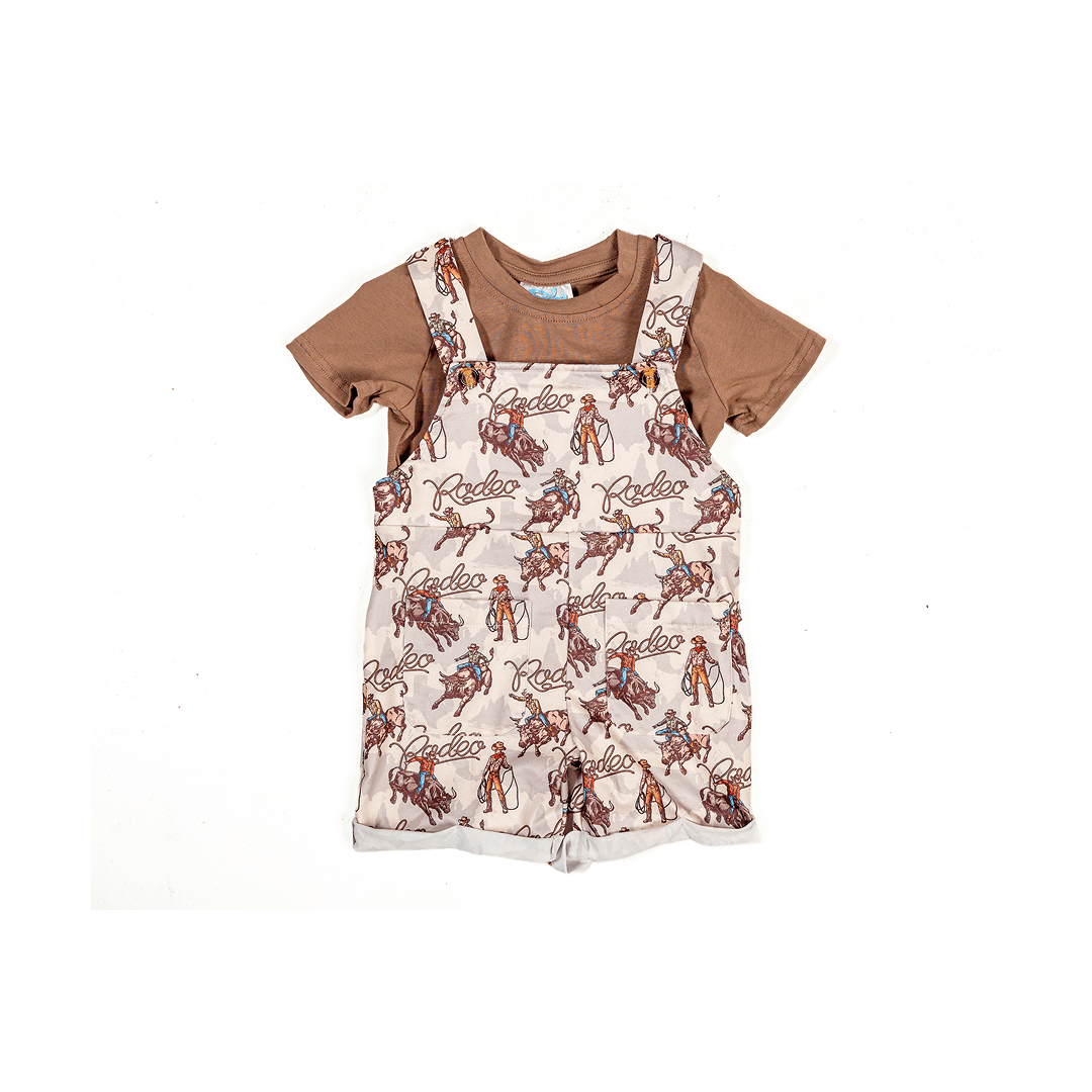 Shea Baby Rodeo Bull Rider Romper Set - Shea Baby