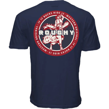 Hooey Men's Navy "Buck'd" T-Shirt weis-western-wear