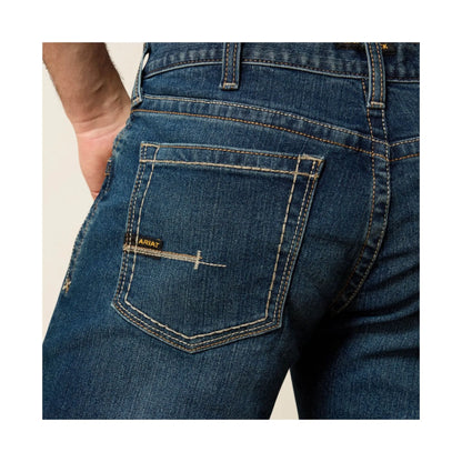 Ariat Men's Rebar M4 Relaxed DuraStretch Edge Boot Cut Jean