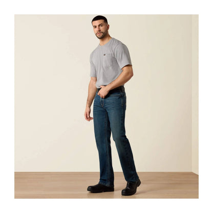 Ariat Men's Rebar M4 Relaxed DuraStretch Edge Boot Cut Jean