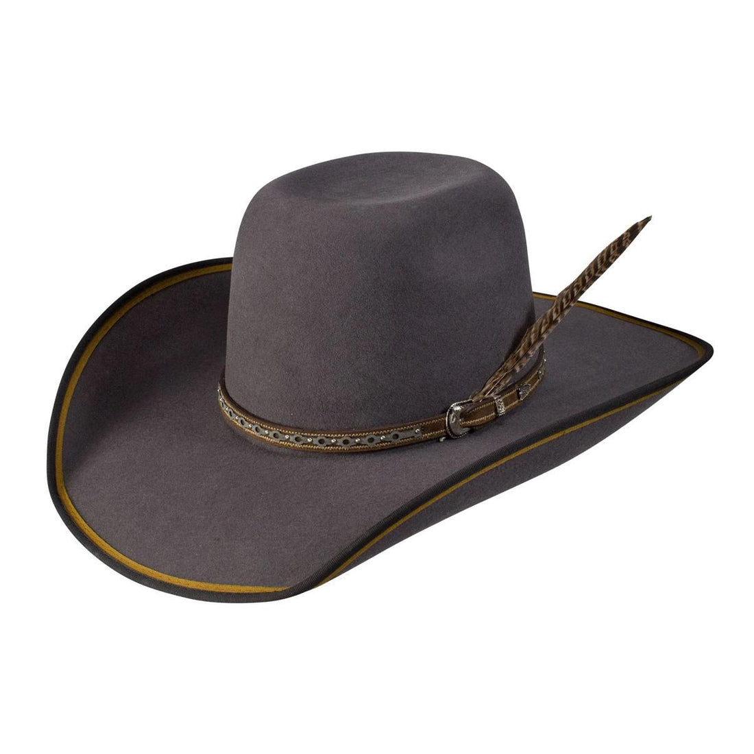 Resistol Tuff Hedeman Ranger Rider B Wool Felt Western Hat Grey – Wei's ...