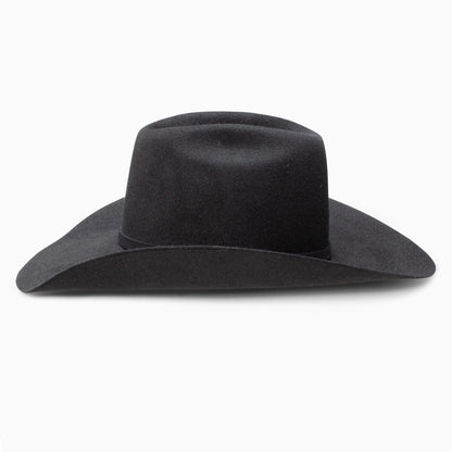 Resistol Cody Johnson 6X fur felt cowboy hat, close-up of inner leather sweatband.